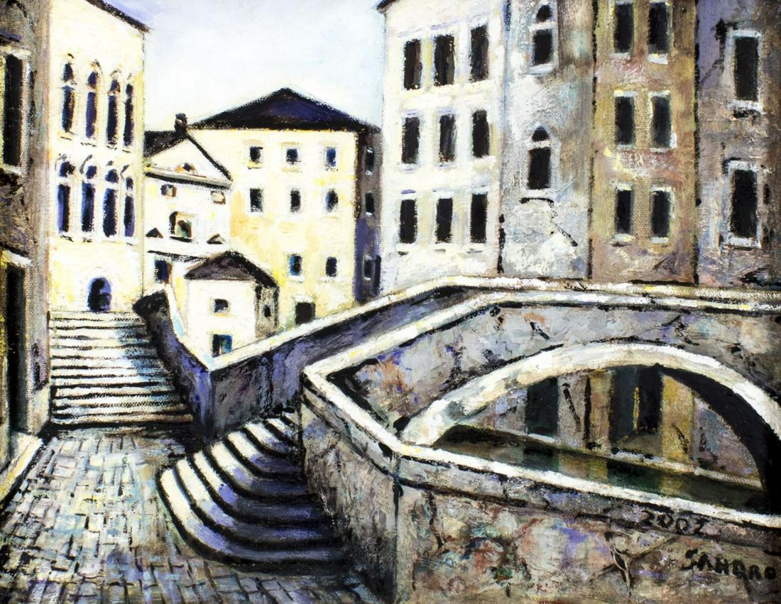 Sandro Diani (Italy,1937-2017) oil painting (1 of 12)