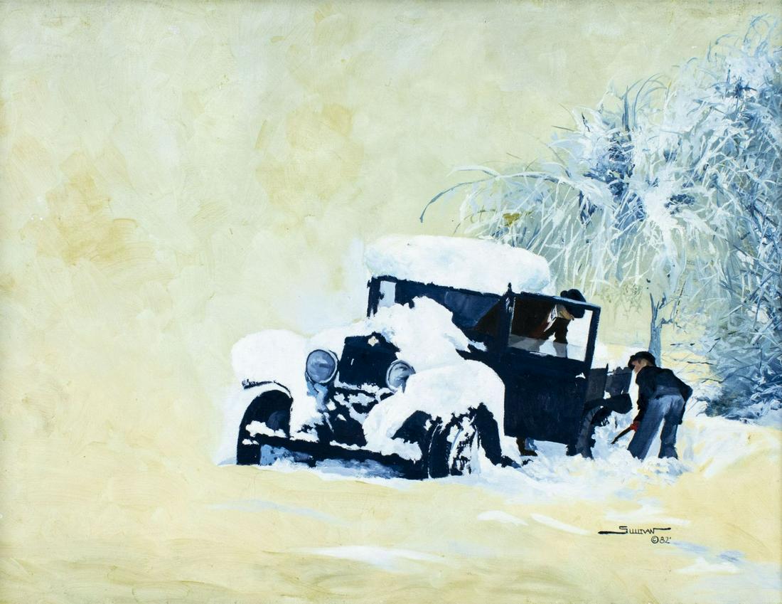 Sullivan (US,20C) oil painting (1 of 10)