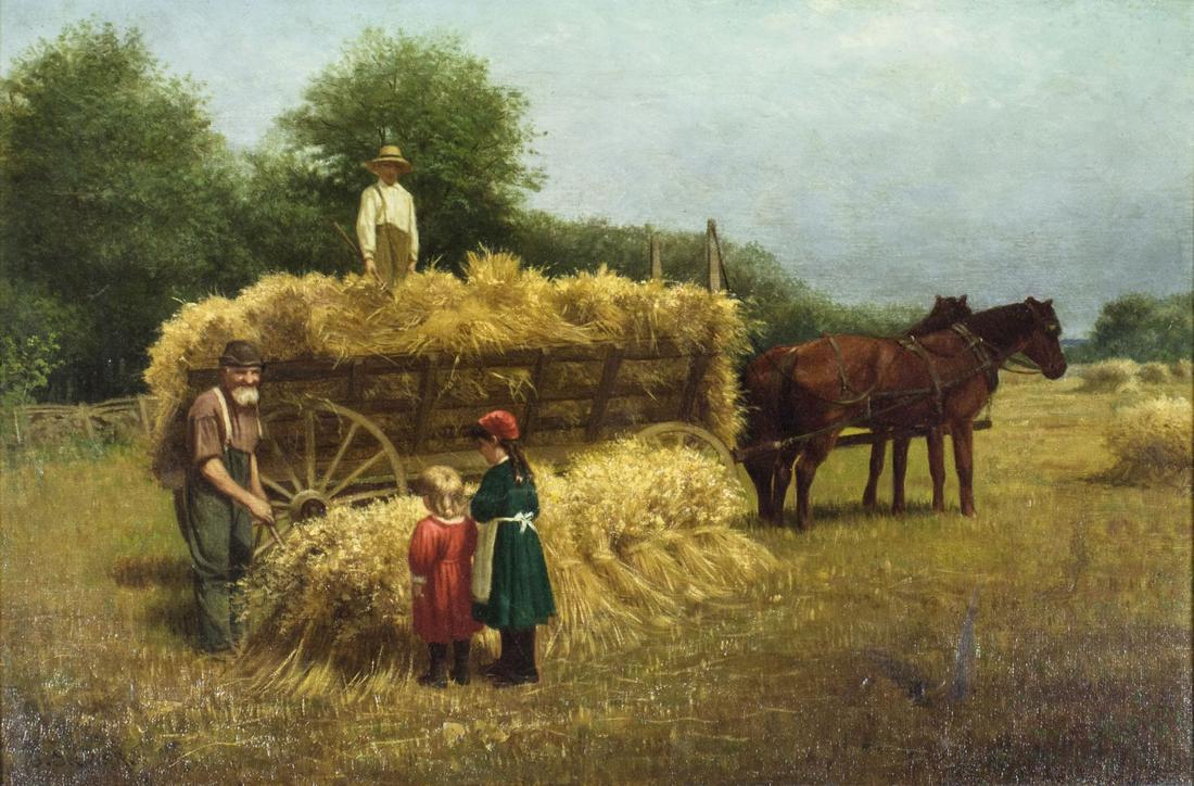 Samuel Carr (NY,UK,1837-1908) oil painting antique (1 of 12)