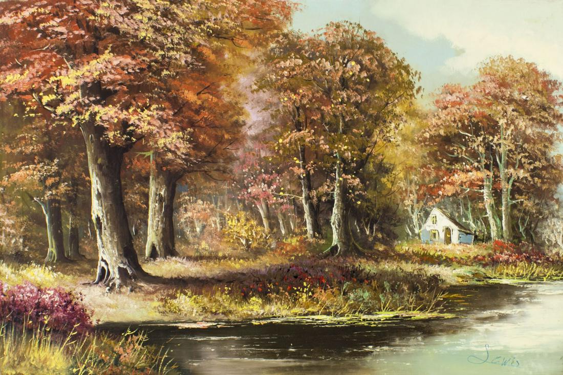 Lewis (Europe,20C) oil painting (1 of 11)