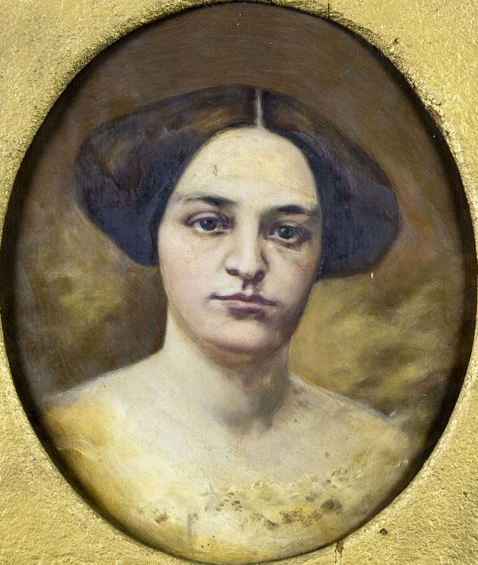 Antique 19c American Oil Painting Auction