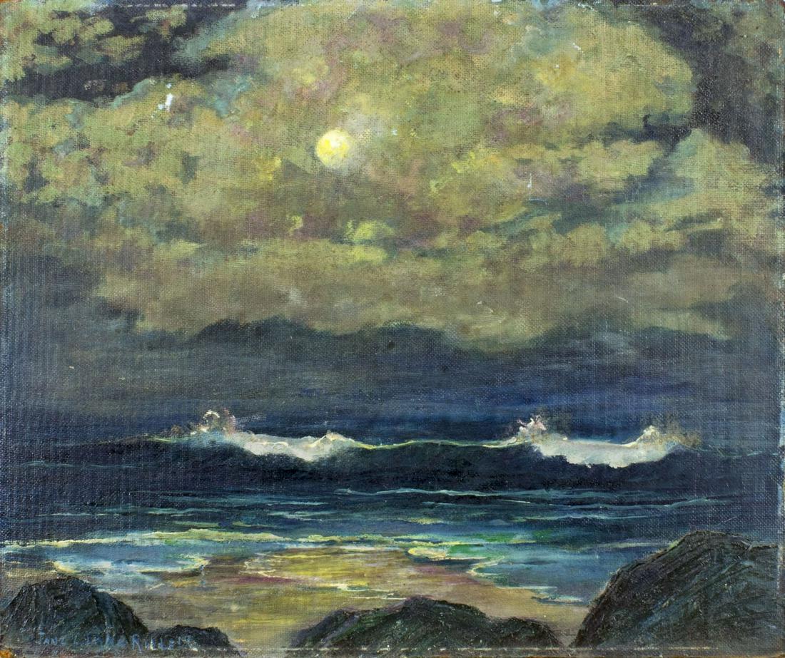 Jane Clare Riddell (CA,mid 20C) oil painting (1 of 11)