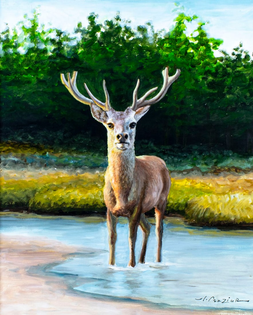 AFTER Luke Frazier (Utah,b 1970) oil painting (1 of 14)