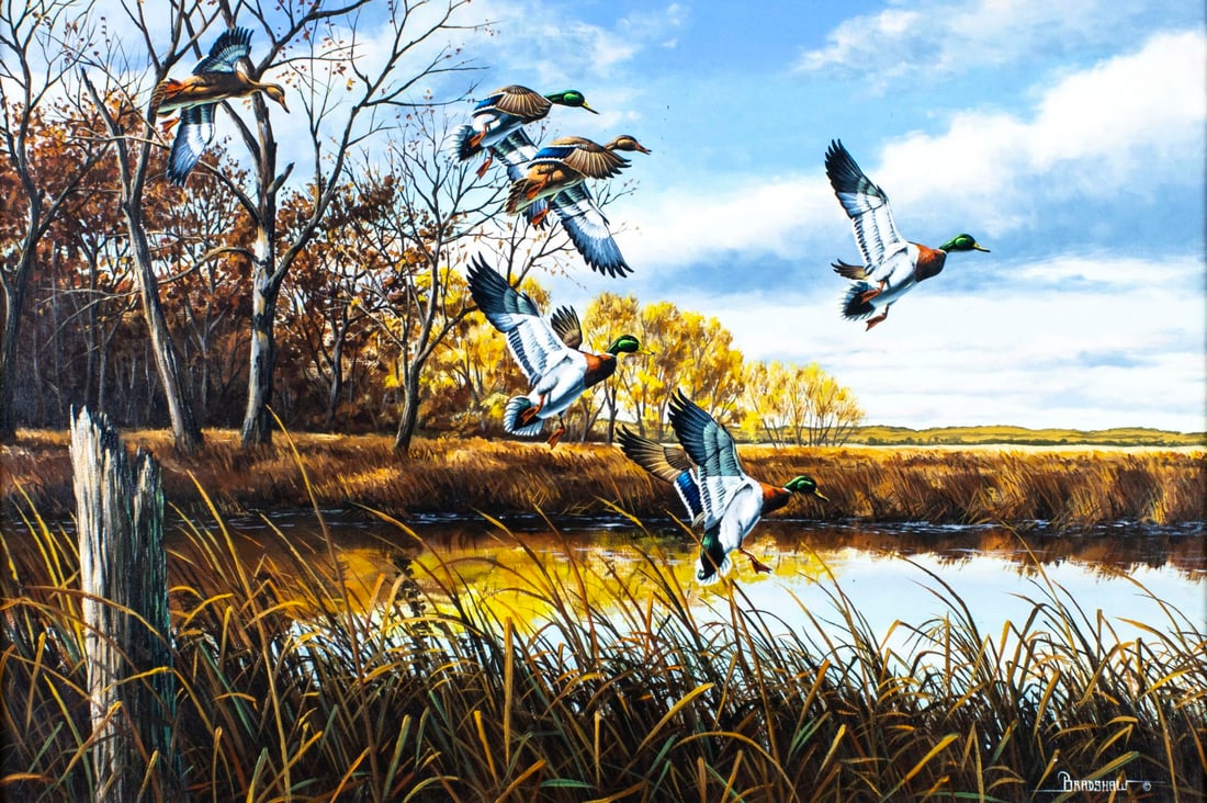 John Bradshaw (MA,20C) oil painting antique (1 of 12)