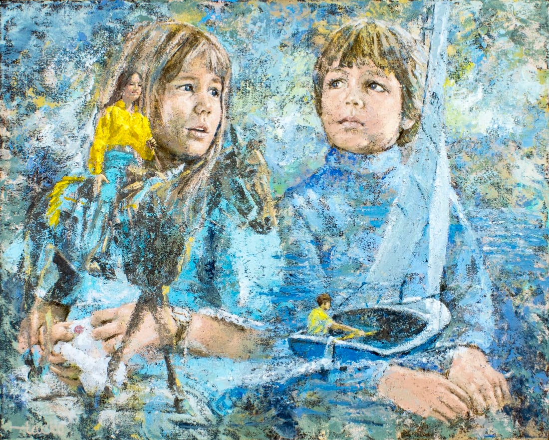 William Tacke (MN,1930-?) oil painting (1 of 14)