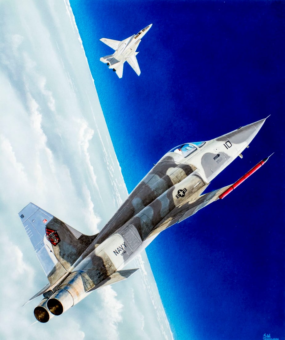 Steve Ferguson (US,born 1946) mixed media painting (1 of 17)