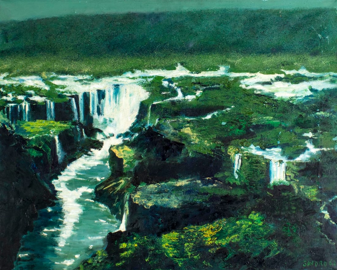 Sandro Diani (Italy,NY,1937-2017) oil painting (1 of 12)