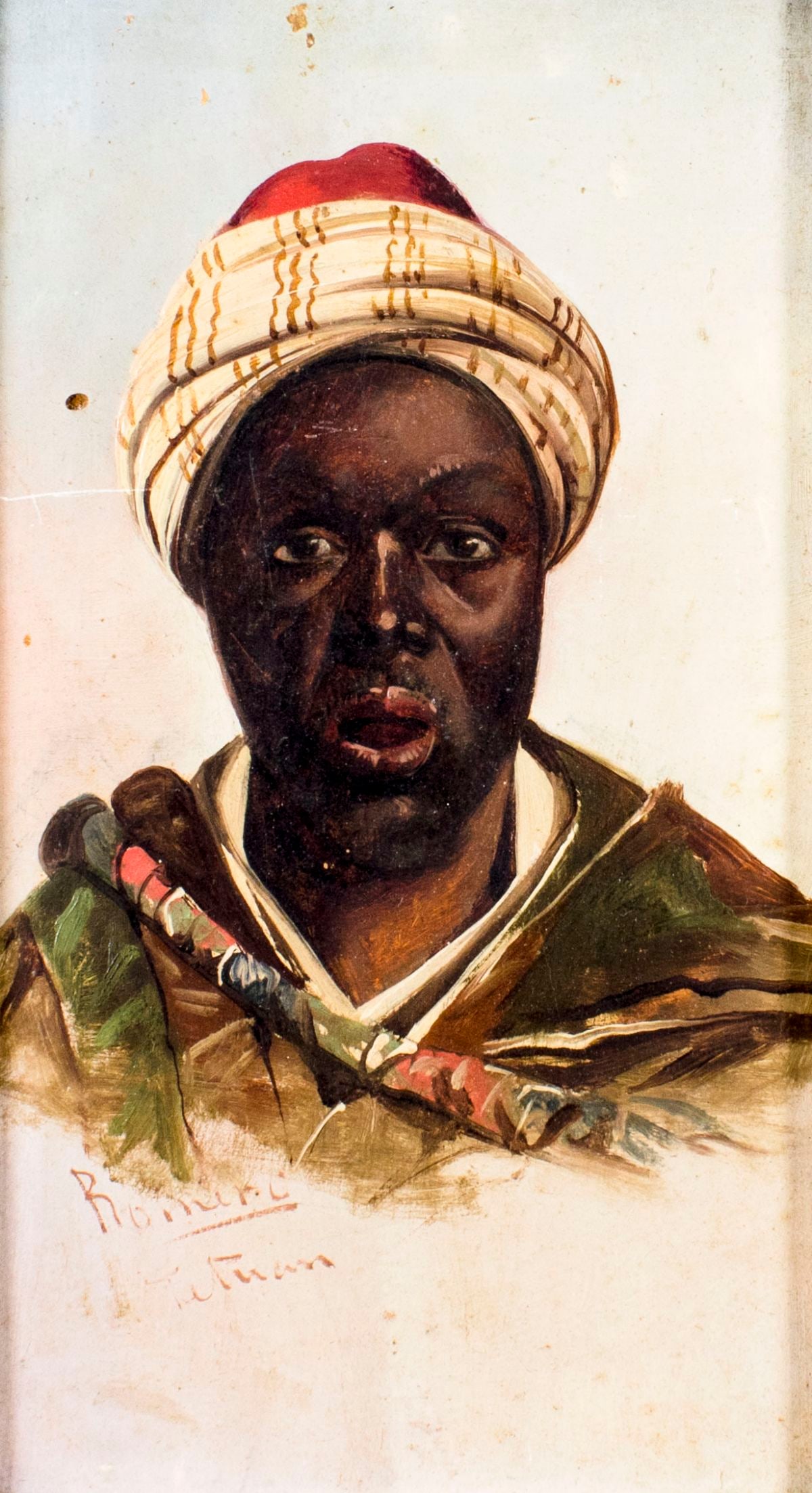 Romero (Spain,early 20C) oil painting antique (1 of 12)