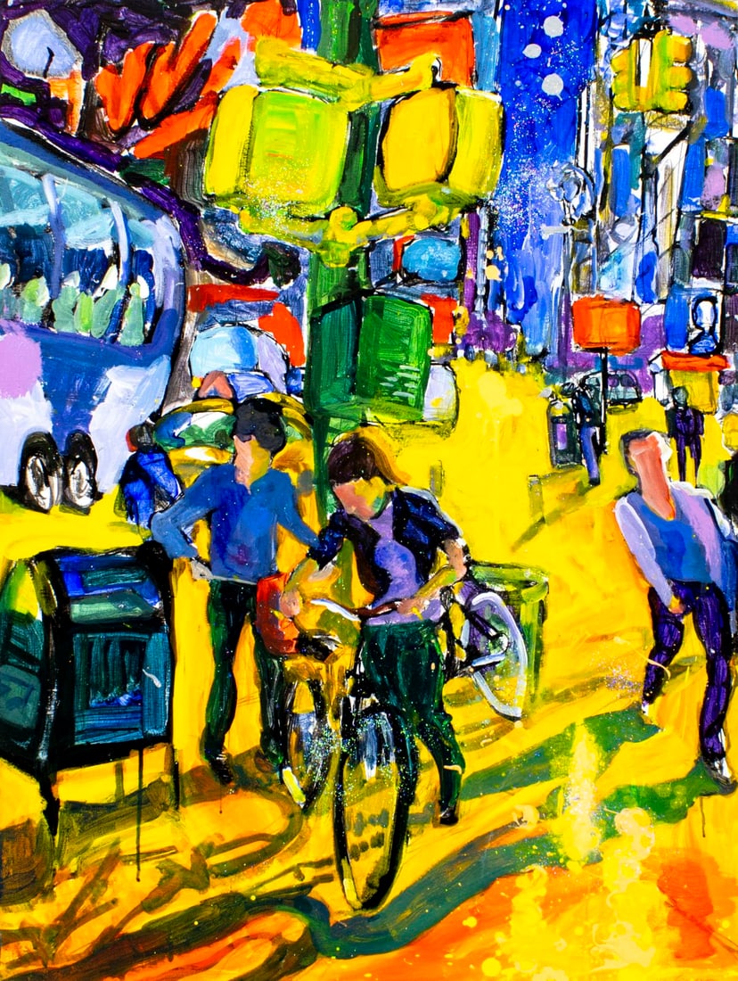 Tom Christopher (NY,CA,b 1952) oil painting (1 of 14)