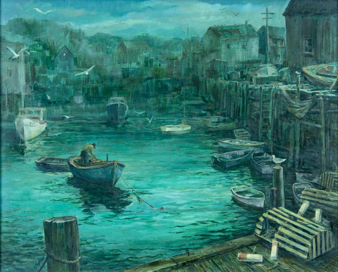 Victor R Stephen (ny,20c) Oil Painting Auction