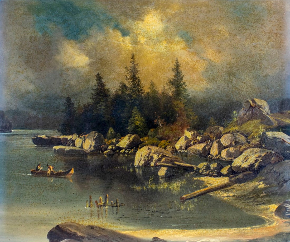 Hugo Mohrenschild (Estonia,Italy,1818-1899) oil painting antique (1 of 12)