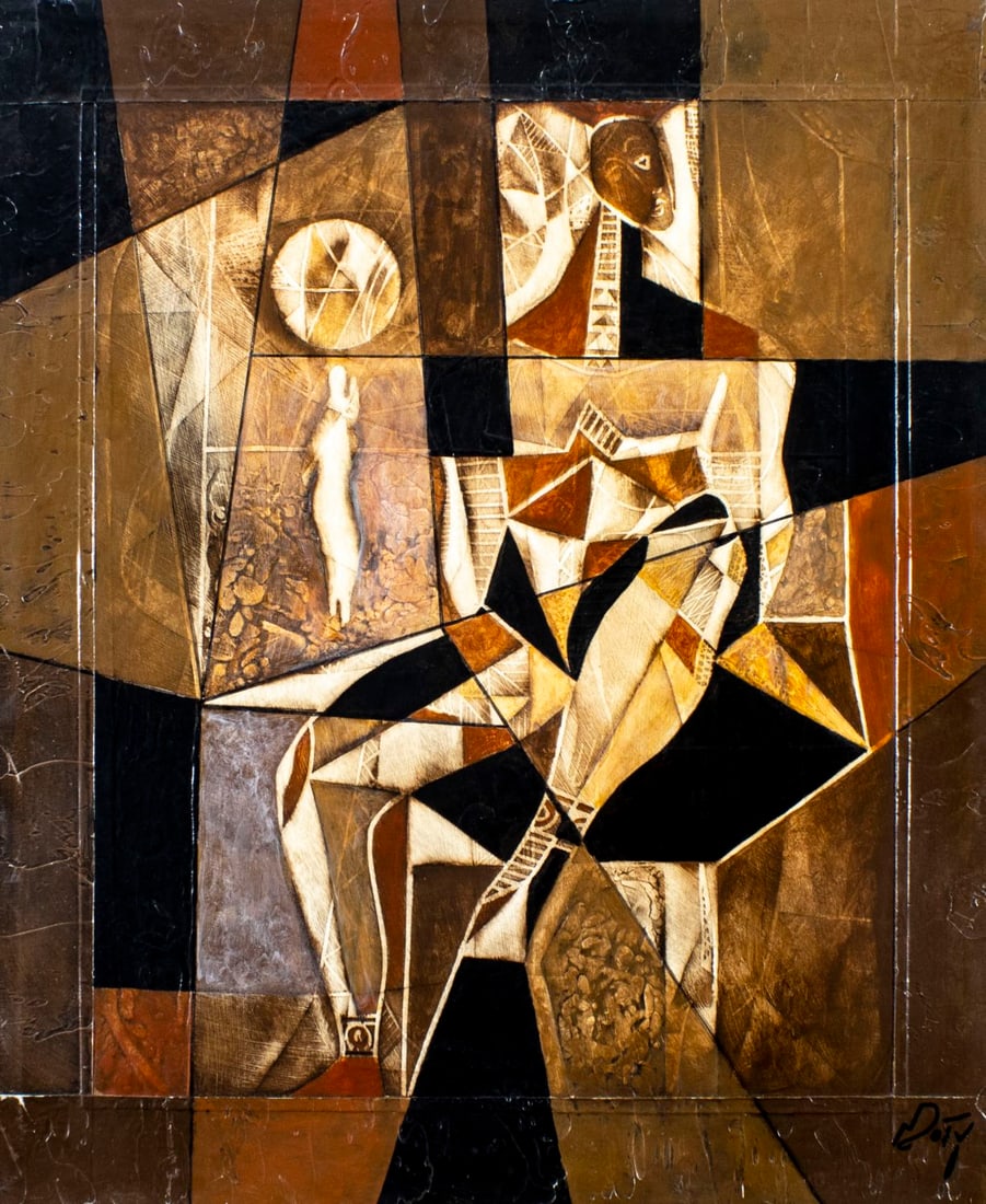 Neal Doty (CA,1941-2016) oil painting (1 of 14)