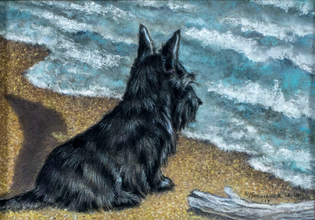 Nancy Shumaker Pallan (PA,20/21C) pastel painting (1 of 10)