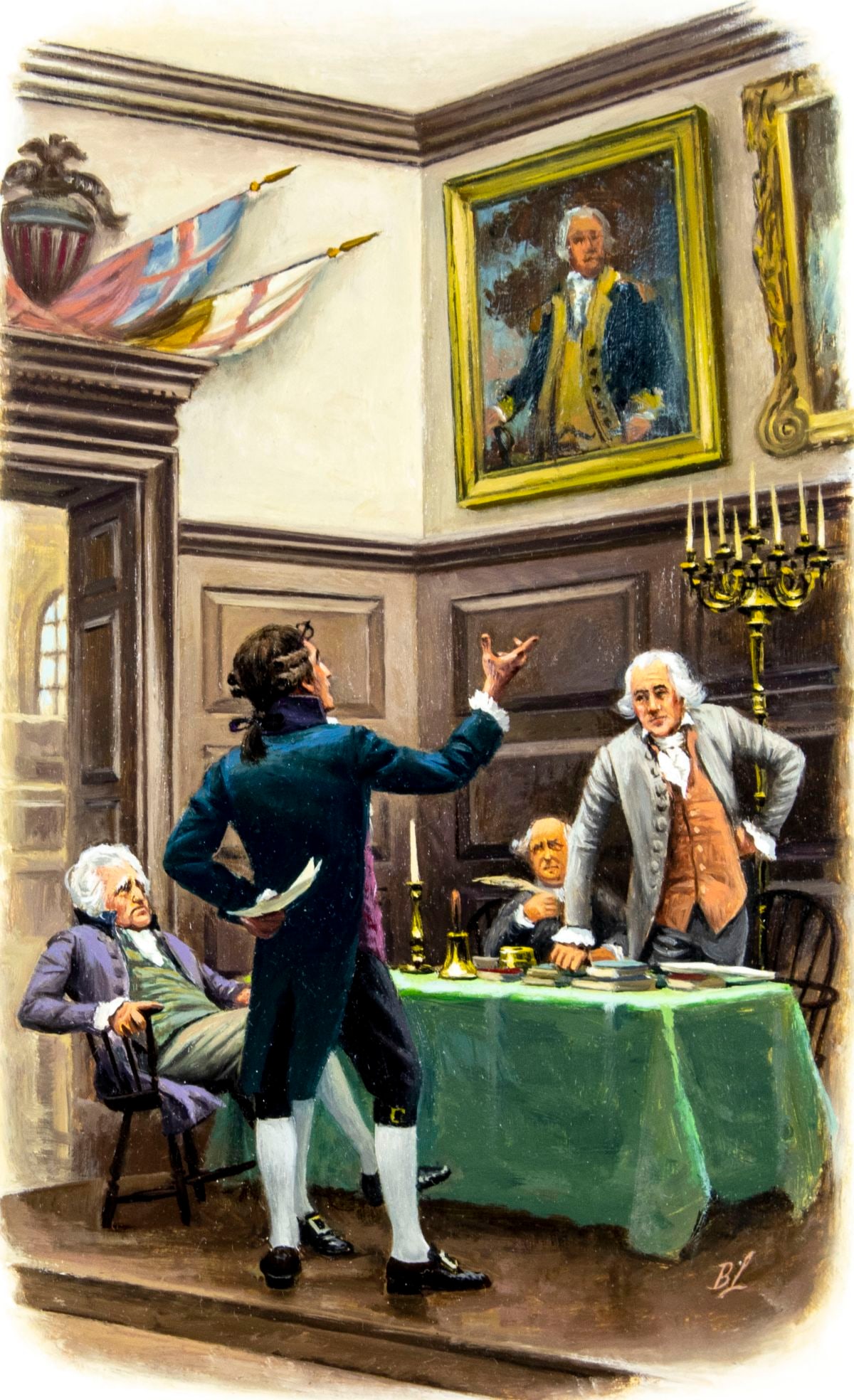 Birney Lettick (NY,1919-1986) oil painting (1 of 13)