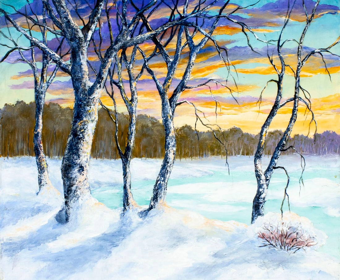 Vintage 20C American oil painting (1 of 11)