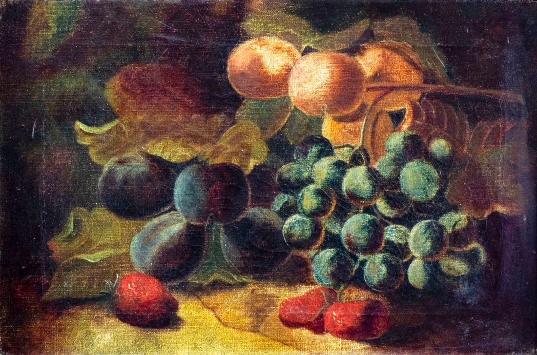 Antique early 20C British oil painting (1 of 14)