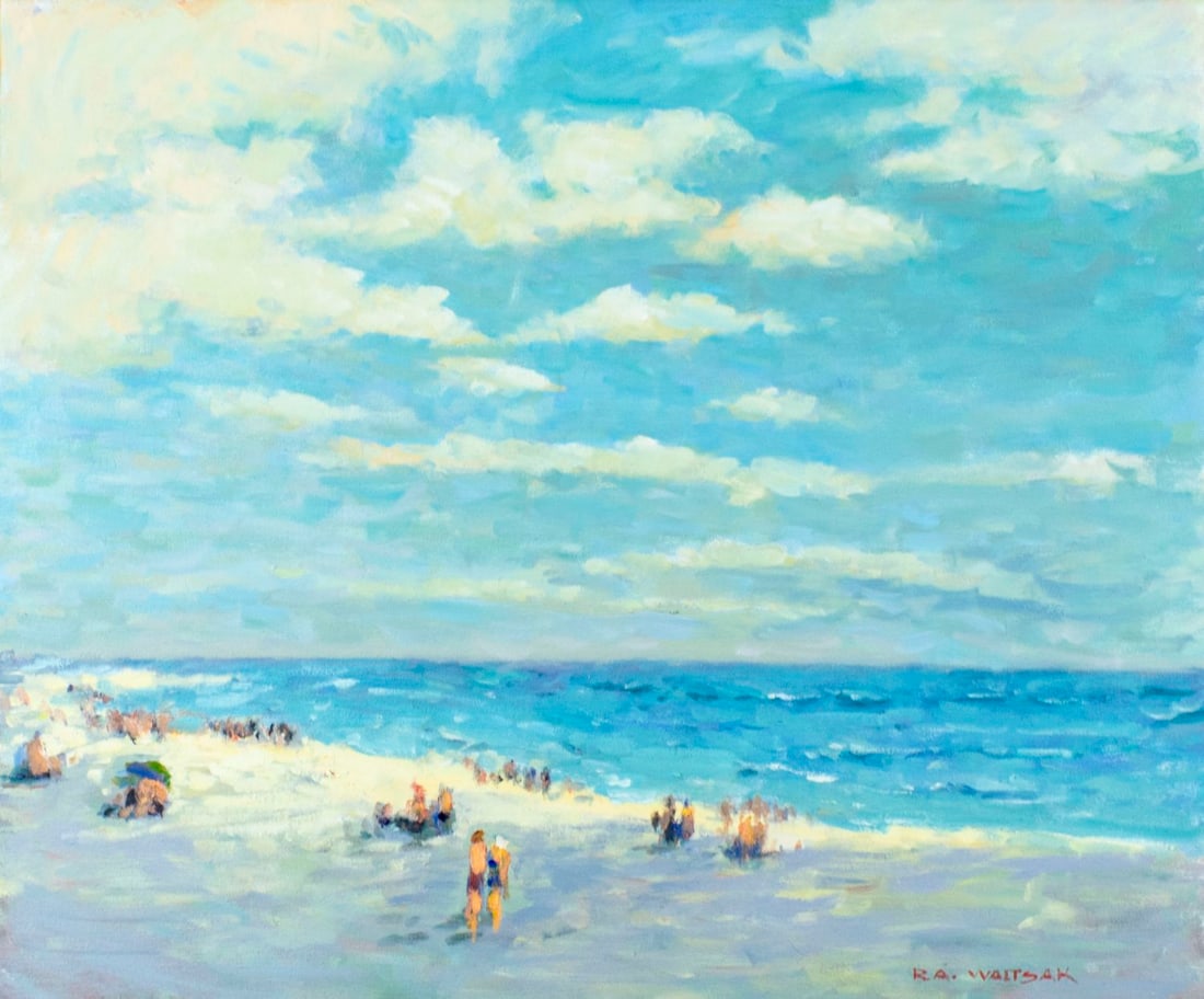 Robert Waltsak (NJ,b 1944) oil painting (1 of 14)