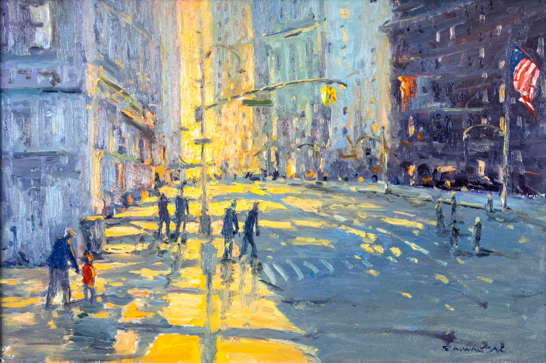 Robert Waltsak (NJ,b 1944) oil painting (1 of 12)