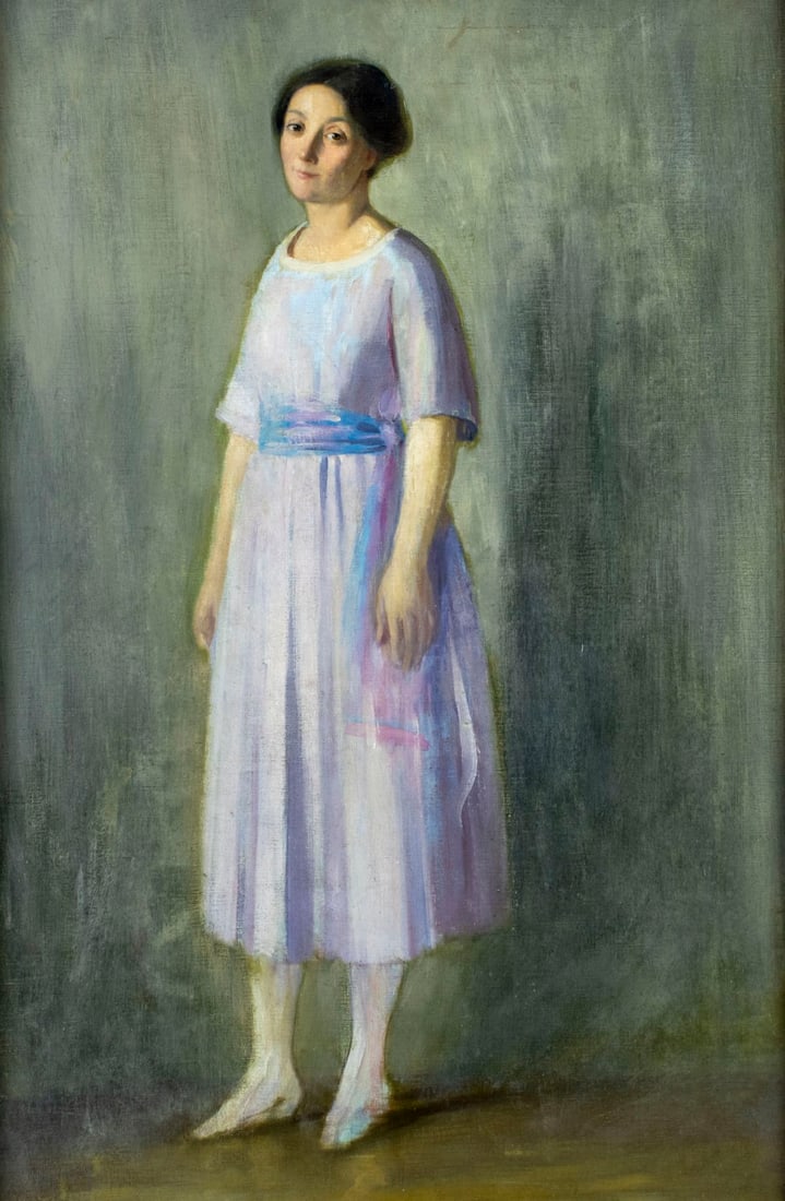 Emile Victor Delobre (France,1873-1956) oil painting (1 of 11)