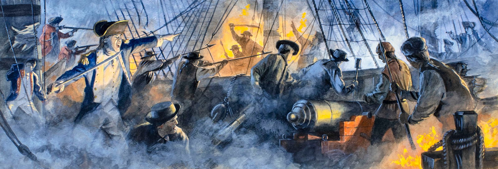 Vintage 20C American watercolor painting (1 of 12)