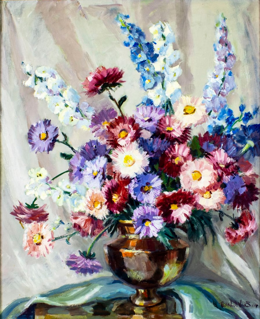 Pearl Van Sciver (PA,1895-1966) oil painting (1 of 12)