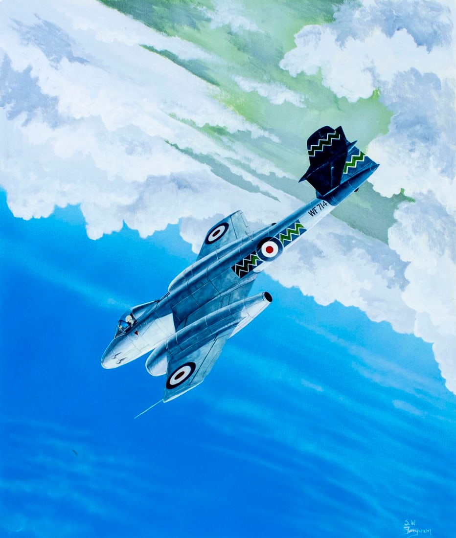 Steve Ferguson (US,b 1946) gouache painting (1 of 11)