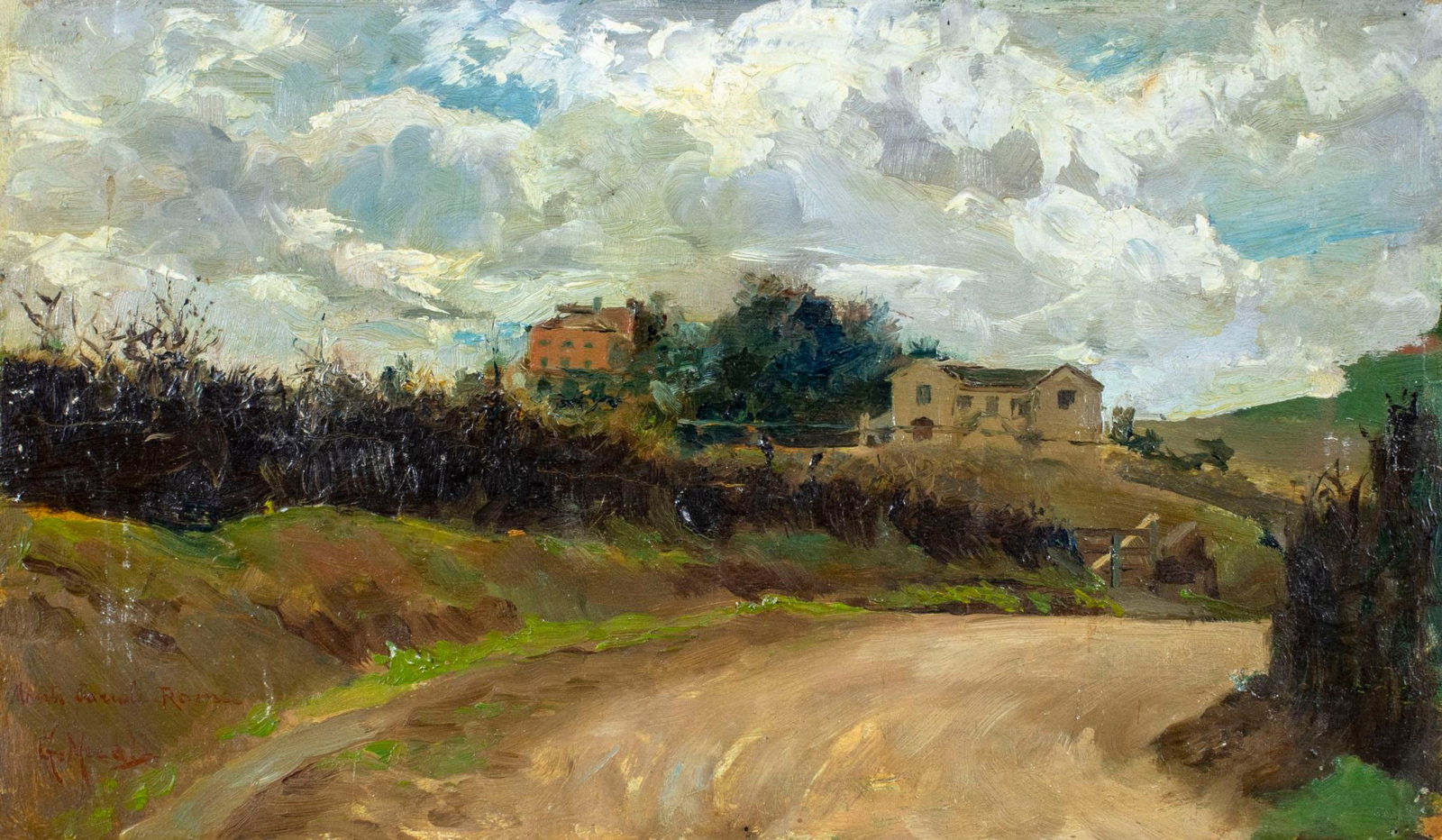 Giuseppe Micali (Italy,1866-1944) oil painting antique (1 of 10)