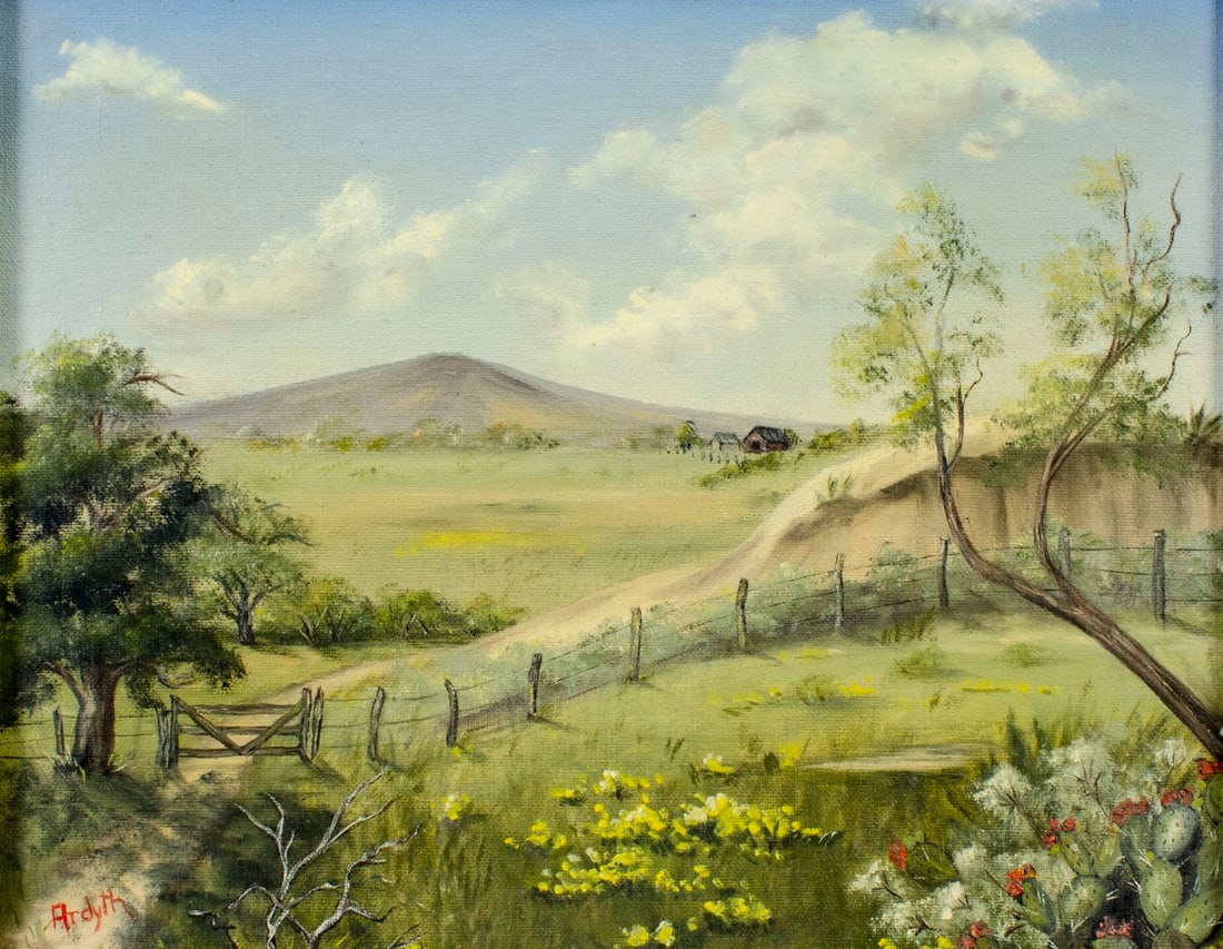 Ardyth Haecker (TX,1924-2012) oil painting (1 of 11)