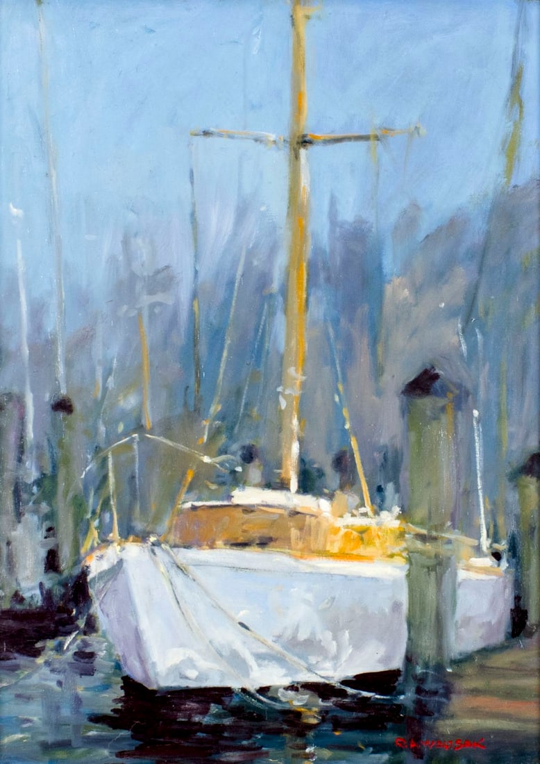 Robert Waltsak (NJ,b 1944) oil painting (1 of 12)