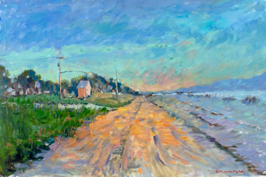 Robert Waltsak (NJ,b 1944) oil painting (1 of 13)