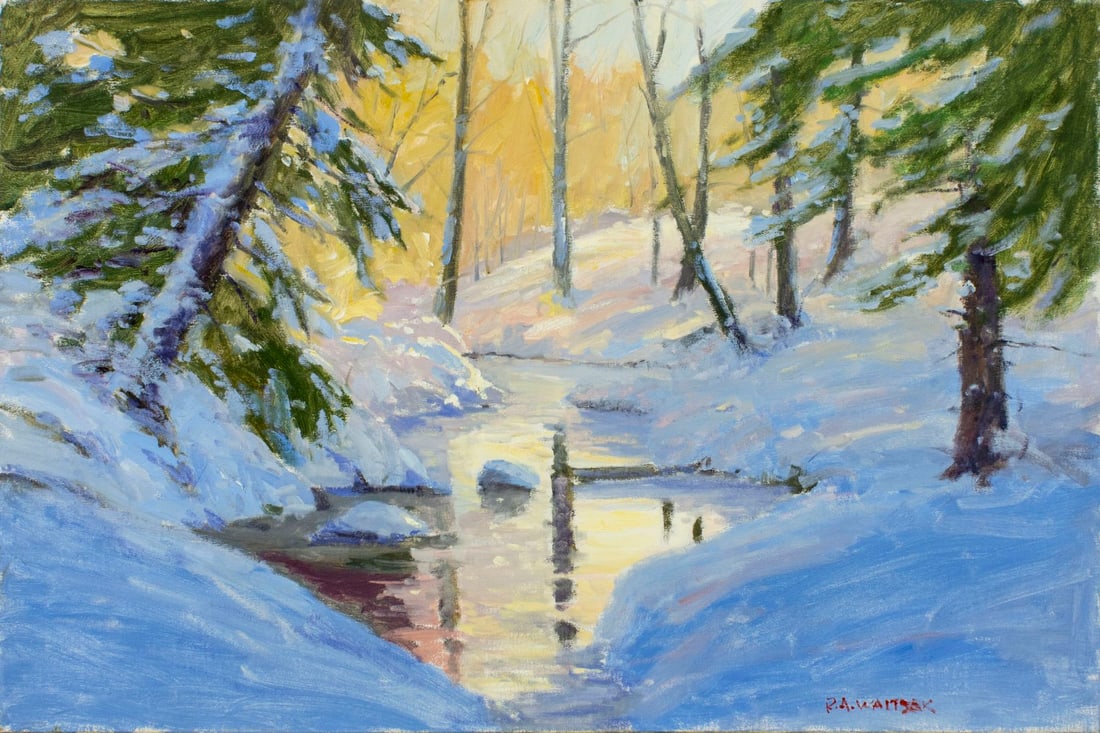 Robert Waltsak (NJ,b 1944) oil painting (1 of 12)