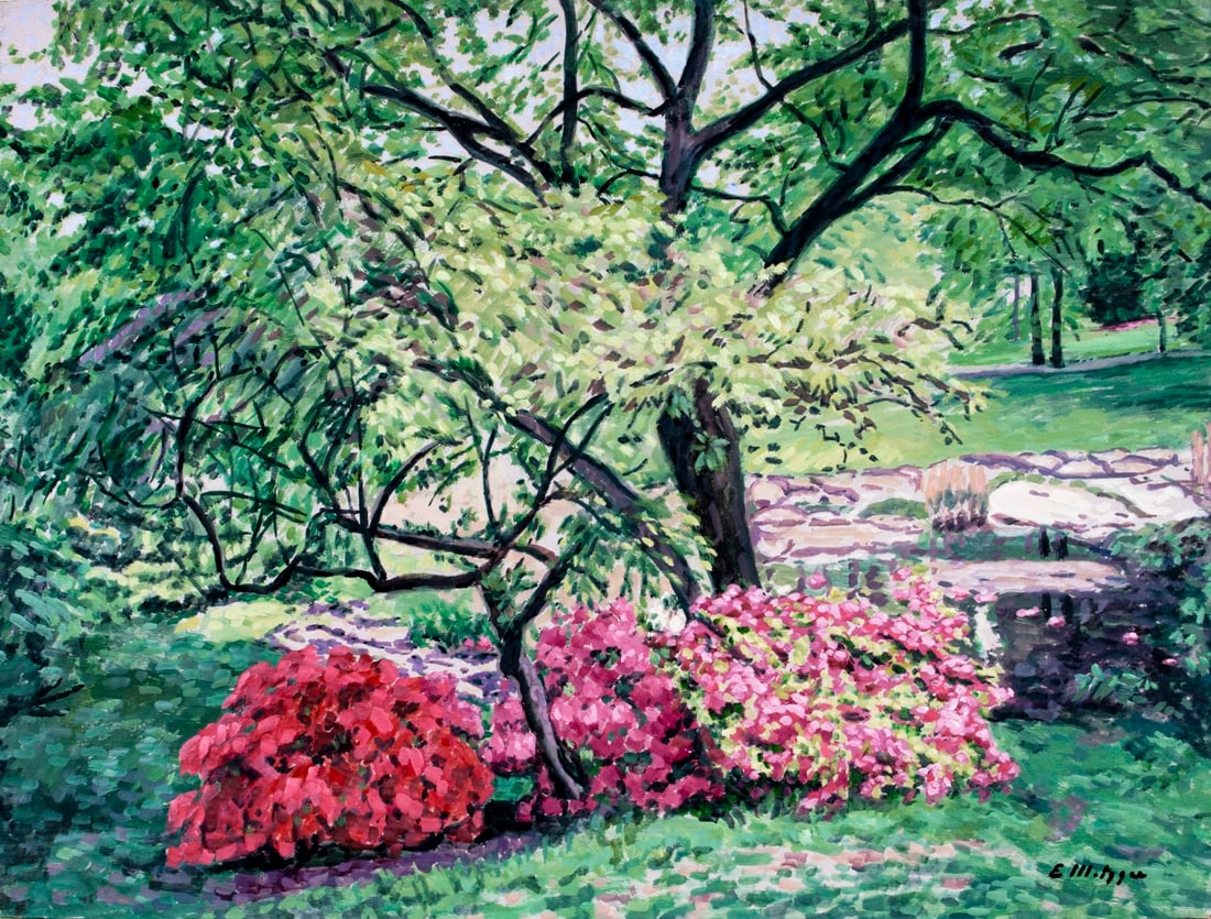 Evelyn Metzger (NY,Brazil,1911-2007) oil painting (1 of 13)