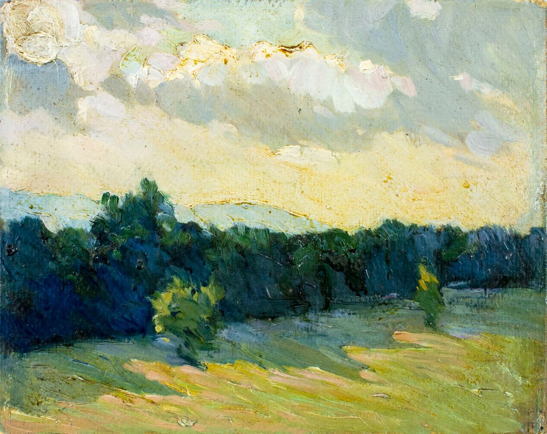 John Doe (US,early 20C) oil painting antique (1 of 10)