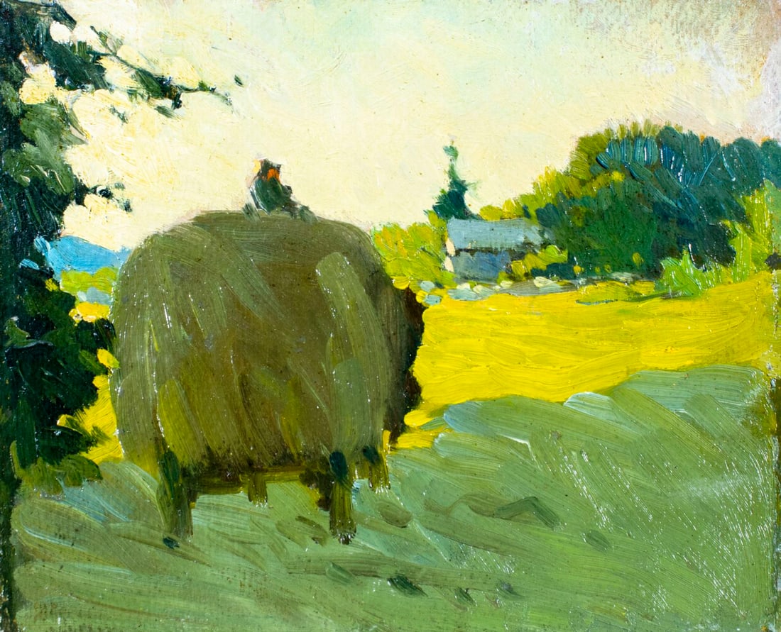 John Doe (US,early 20C) oil painting antique (1 of 9)