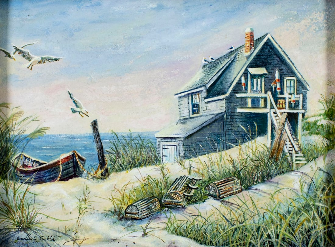 Gracella S Gunkle (US,20C) oil painting (1 of 14)