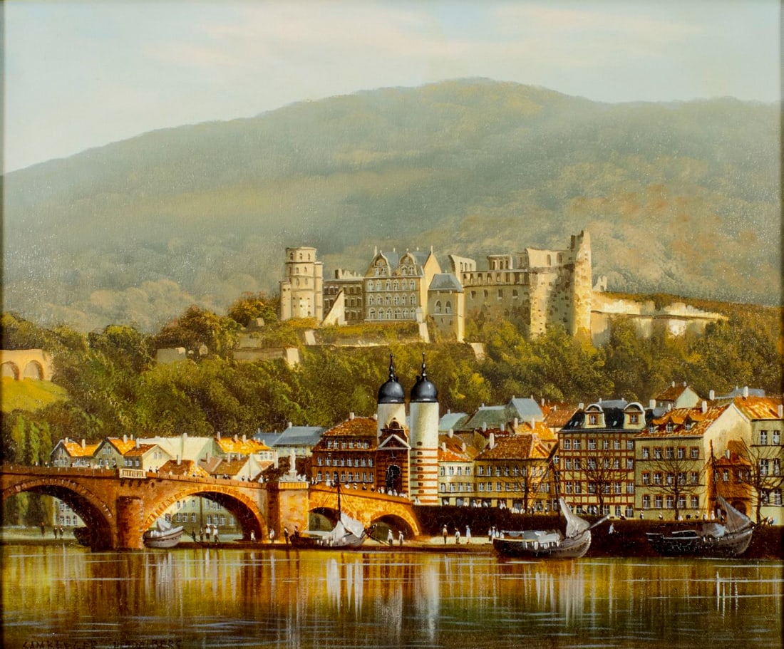 Peter Samberger (Austria,Germany,1929-?) oil painting (1 of 14)