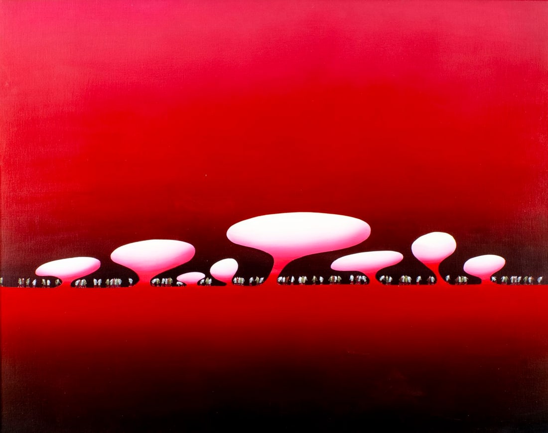 Kurt Larisch (Austria,Mexico,1913-2009) oil painting (1 of 12)