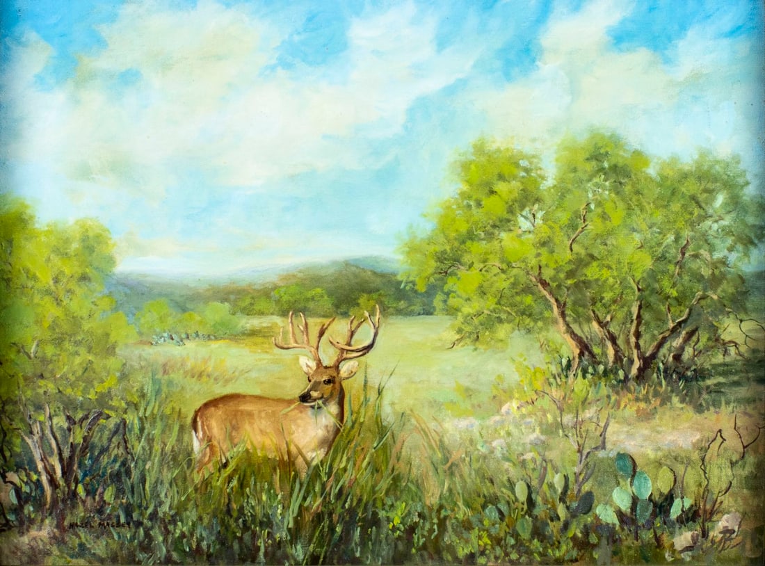 Hazel Massey (TX,1907-1990) oil painting (1 of 12)