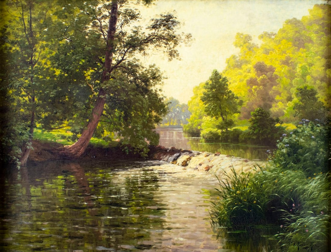 Rene Edmond His (France,1877-1960) oil painting (1 of 14)