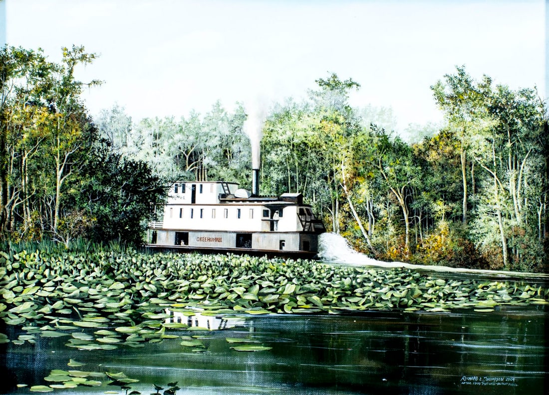 Richard E Thompson (FL,20/21C) oil painting (1 of 14)