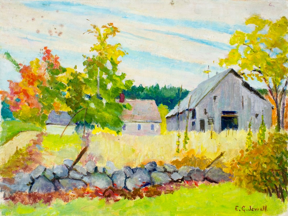 Elizabeth Jewell (WA,MA,1874-1956) oil painting (1 of 12)