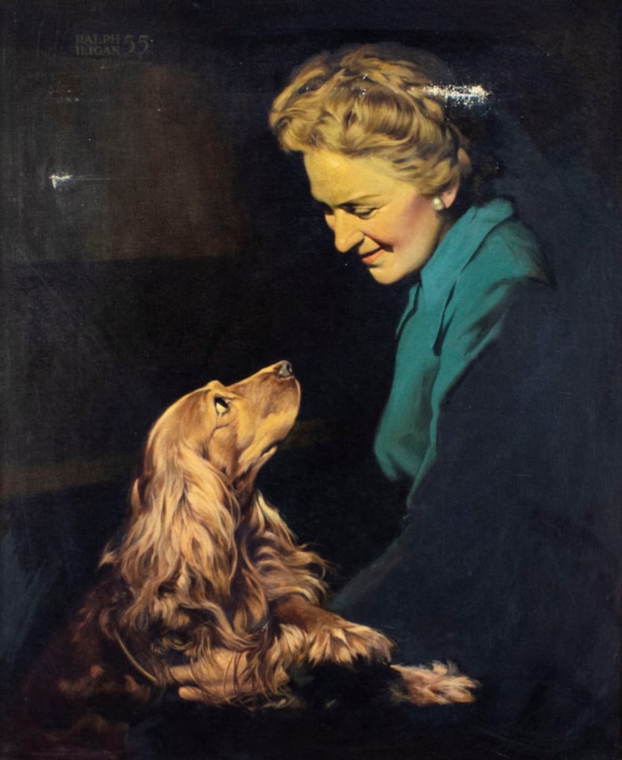 Ralph Iligan (NY,1894-1960) oil painting (1 of 15)