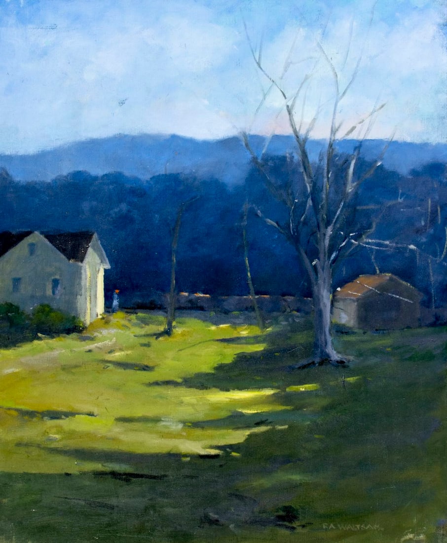 Robert Waltsak (NJ,b 1944) oil painting (1 of 13)
