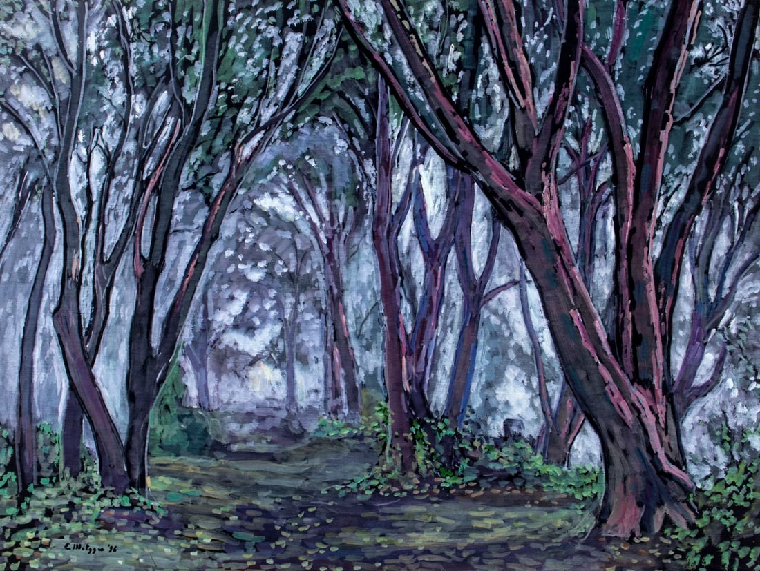 Evelyn Metzger (NY,Brazil,1911-2007) oil painting (1 of 16)