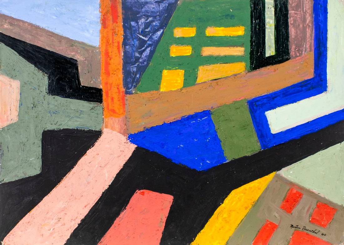 Martin Rosenthal (NY,MA,1899-1974) oil painting (1 of 12)