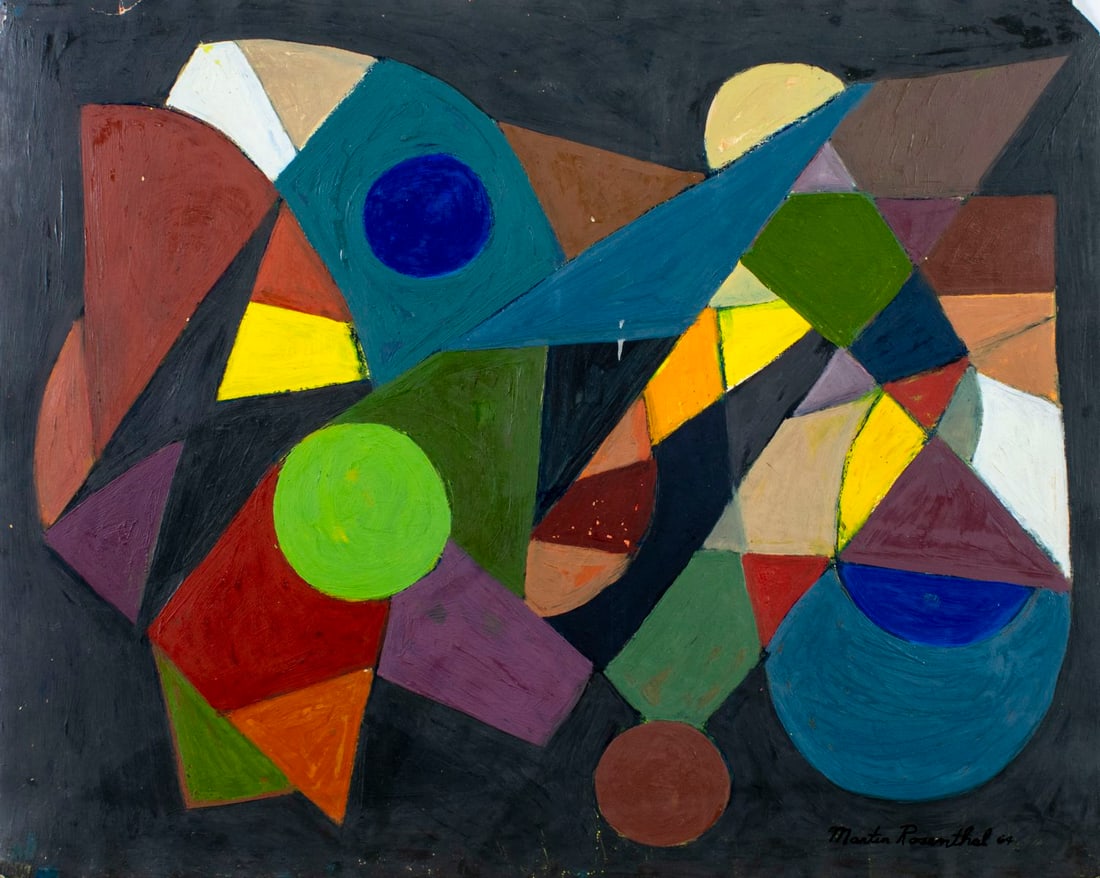 Martin Rosenthal (NY,MA,1899-1974) oil painting (1 of 11)