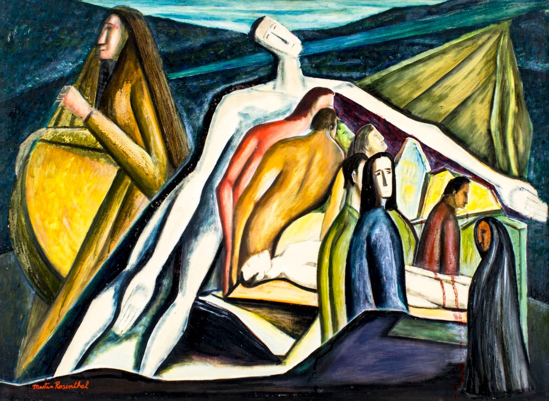 Martin Rosenthal (NY,MA,1899-1974) oil painting (1 of 11)