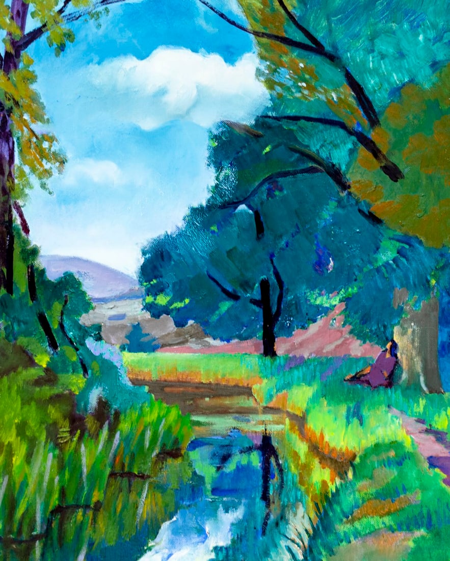 David George Van Vliet (US,20C) oil painting (1 of 11)