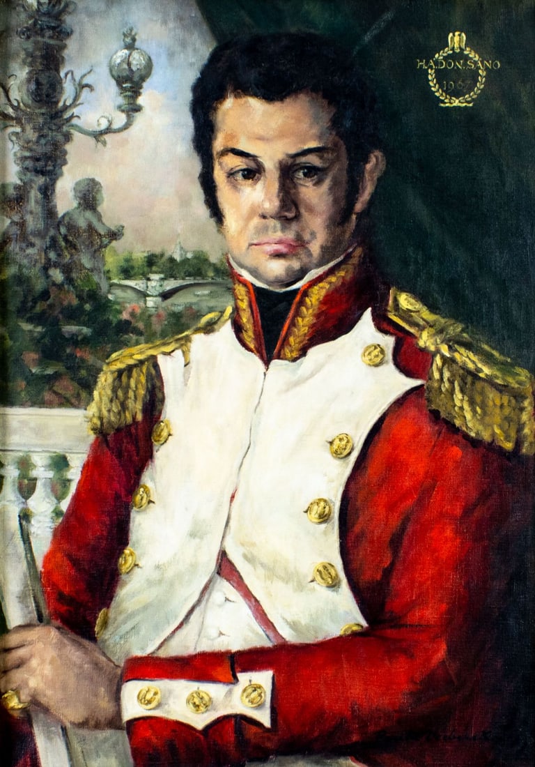 Paula Verberckmoes (Belgium,20C) oil painting: ARTIST: Paula Verberckmoes (Belgian, 20 century) TITLE: Portrait of Military Officer MEDIUM: oil on canvas CONDITION: Few nail holes along edges. No visible inpaint under UV light. Wear to frame. ART 