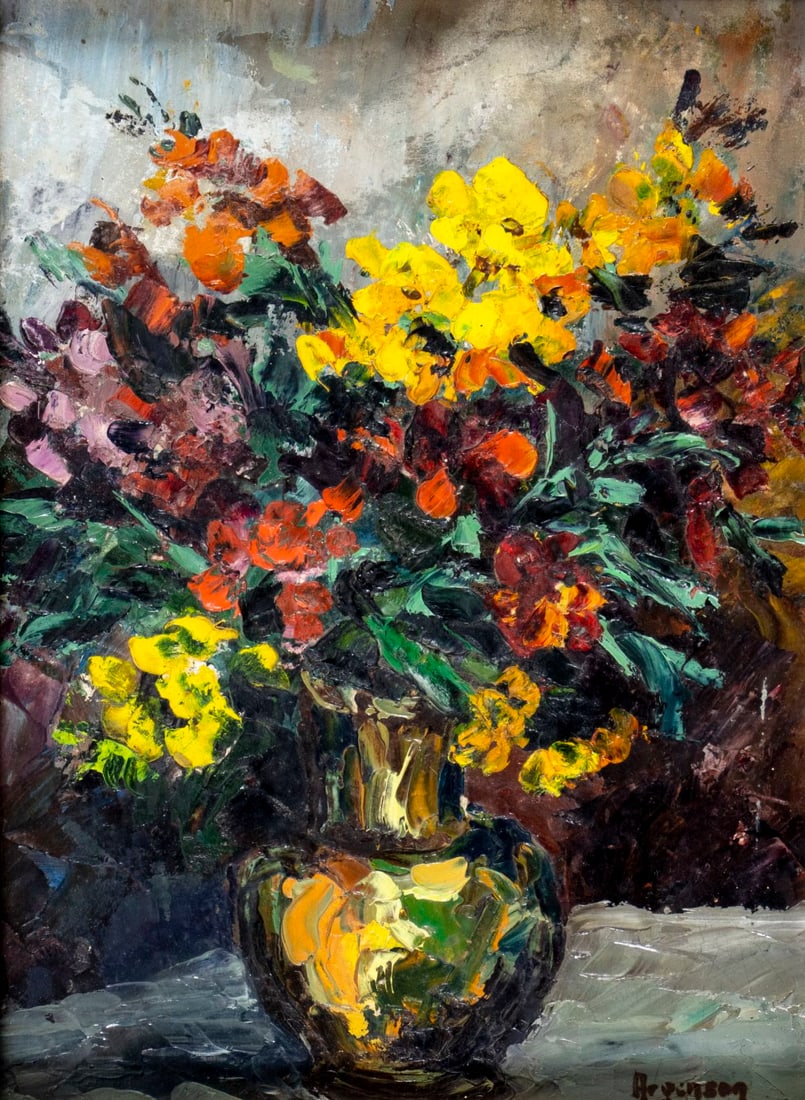 Argenson (Europe,mid 20C) oil painting (1 of 13)